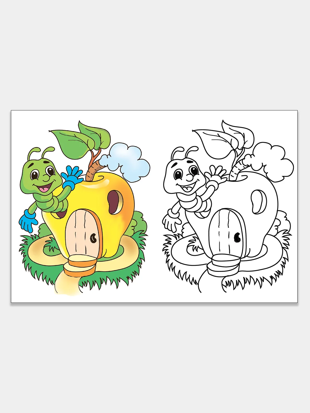 Комплект из 5 раскрасок для детей 2-4 лет