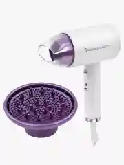 Фиолетовый фен OBSIDIAN BS-HD501A Технология tourmaline ionic/ светлый чароит