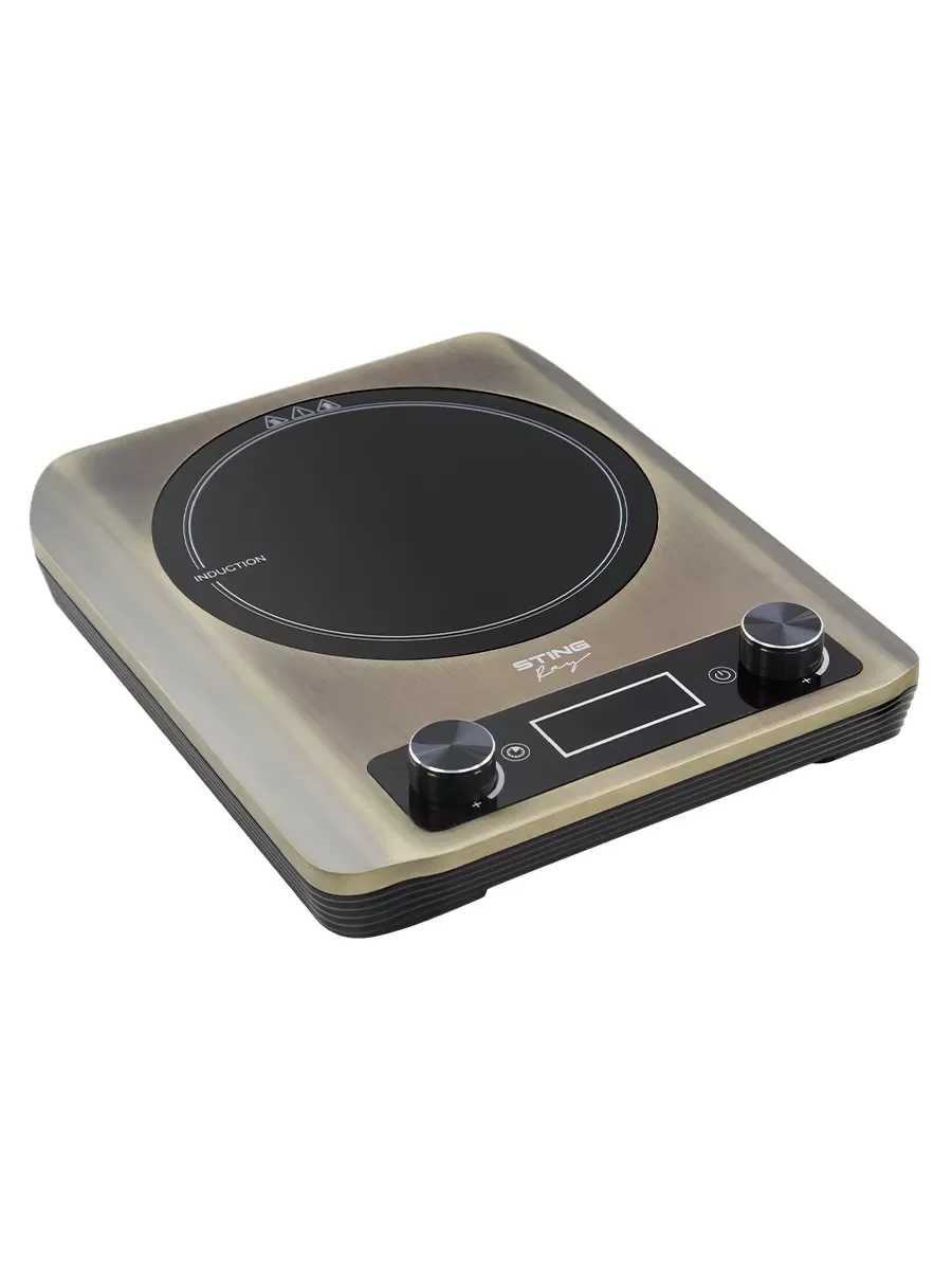 Коричневый электрическая индукционная плитка STINGRAY ST-HP3505A латунный