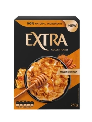 Хлопья кукурузные EXTRA, с медом и корицей, 250 г