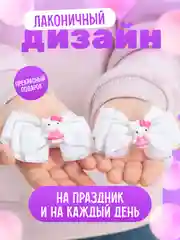 Бантики для волос детские на резинке