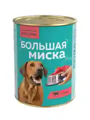 Влажный корм для собак Зоогурман "Большая миска", говядина, 970 г