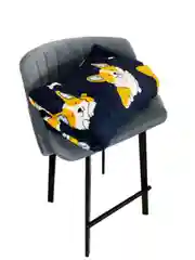 Красный плед 180х200 корги, капибара, новогодние,мопсы