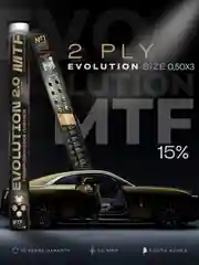 Пленка тонировочная "MTF" в тубе "Premium Еvolution" Black 2-ух слойная 2PL 15%(0.5м х 3м)