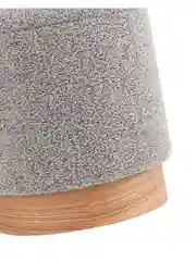 Серый пуф с ящиком Холли