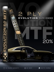 Пленка тонировочная "MTF" в тубе "Premium Еvolution" Black 2-ух слойная 2PL 20%(0.5м х 3м)