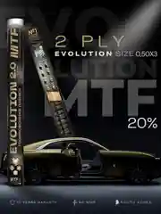 Пленка тонировочная "MTF" в тубе "Premium Еvolution" Black 2-ух слойная 2PL 20%(0.5м х 3м)