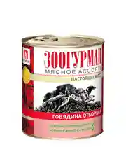 Влажный корм для собак Zoogurman Говядина отборная, 750 г