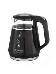 Черный чайник электрический STINGRAY ST-KT3017A ручной выбор температуры, автоподогрев, черный