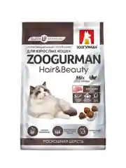 Сухой корм для кошек Зоогурман Hair & Beauty, Птица/Mix, 350 г