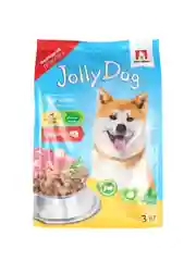 Полнорационный сухой корм для взрослых собак Зоогурман Jolly Dog, Говядина, 3 кг