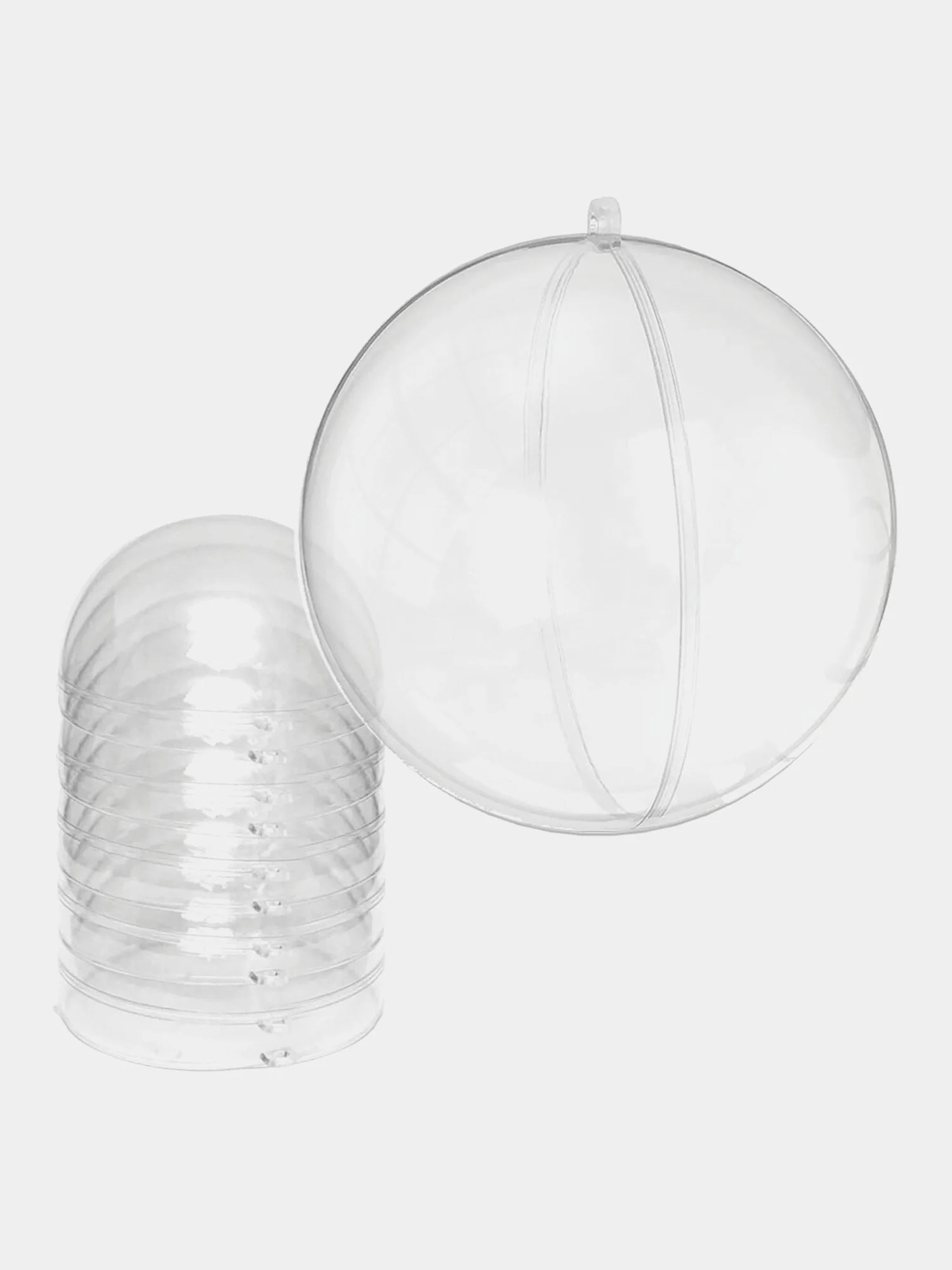 Пластиковые шарики Brauberg Hobby, 665393, шары заготовки для елочных игрушек, 5 шт, 9 см