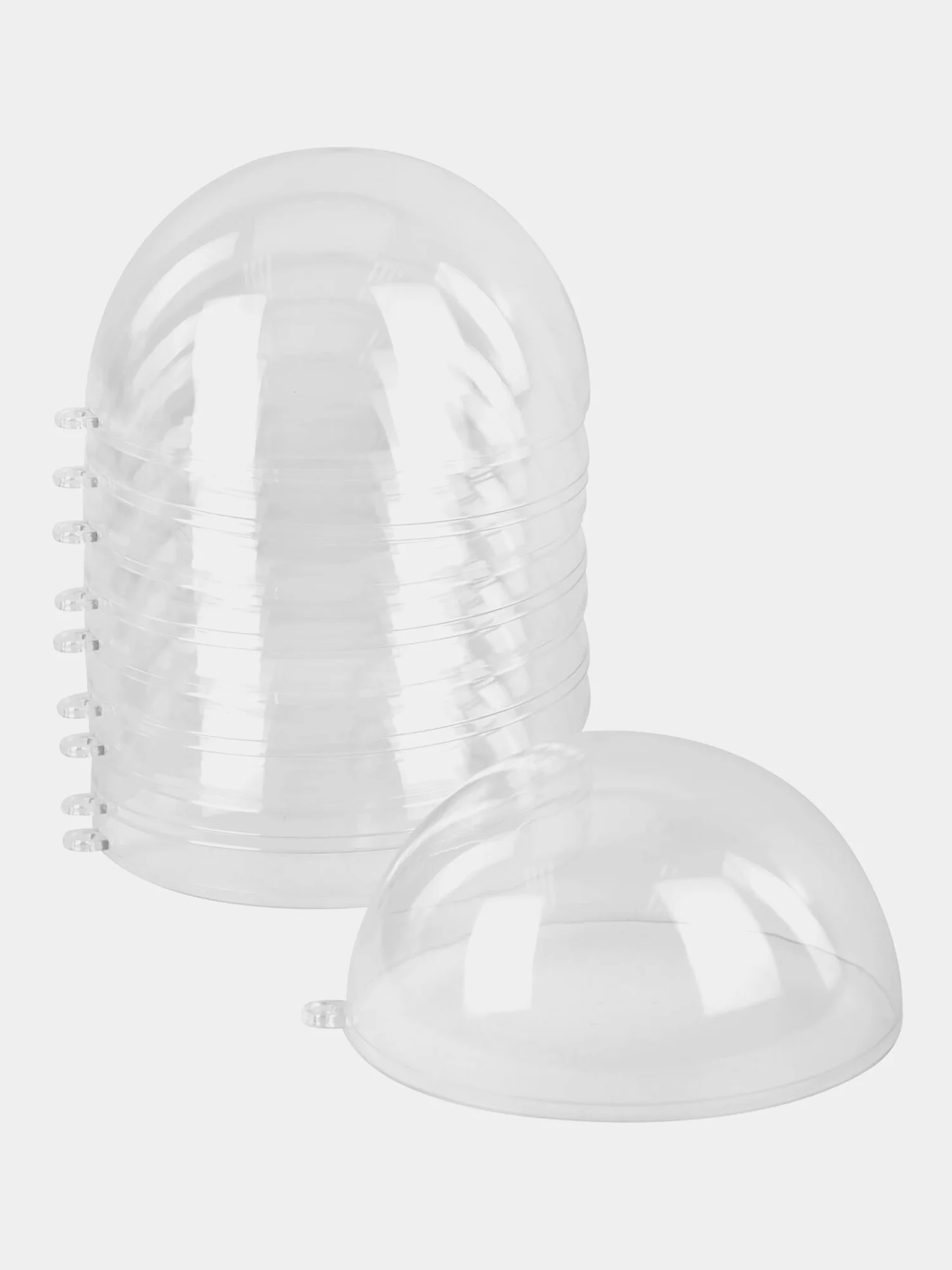 Пластиковые шарики Brauberg Hobby, 665393, шары заготовки для елочных игрушек, 5 шт, 9 см
