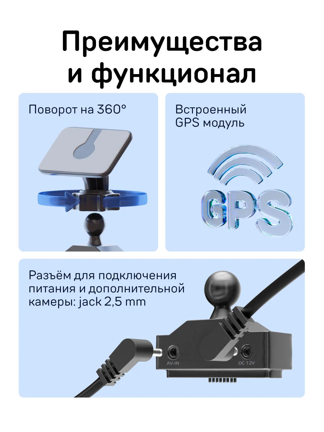 Крепление магнитное iBOX Holder MH2 для комбо-устройств
