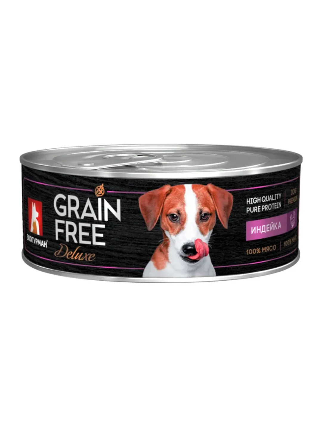 Влажный корм для собак Зоогурман GRAIN FREE, Индейка, 100 г