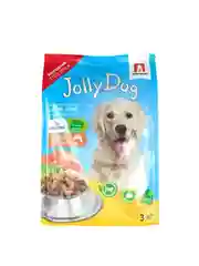 Полнорационный сухой корм Zoogurman Jolly Dog Лосось и рис, для взрослых собак, 3 кг
