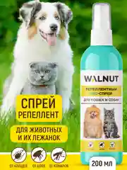 Спрей репеллентный от блох и клещей для кошек и собак, 200 мл