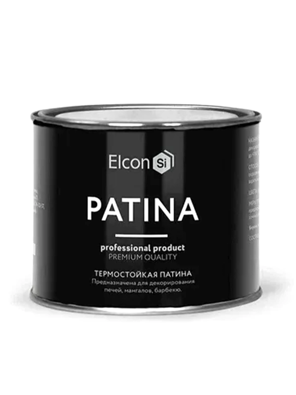 Эмаль Elcon термостойкая PATINA,  0,2кг