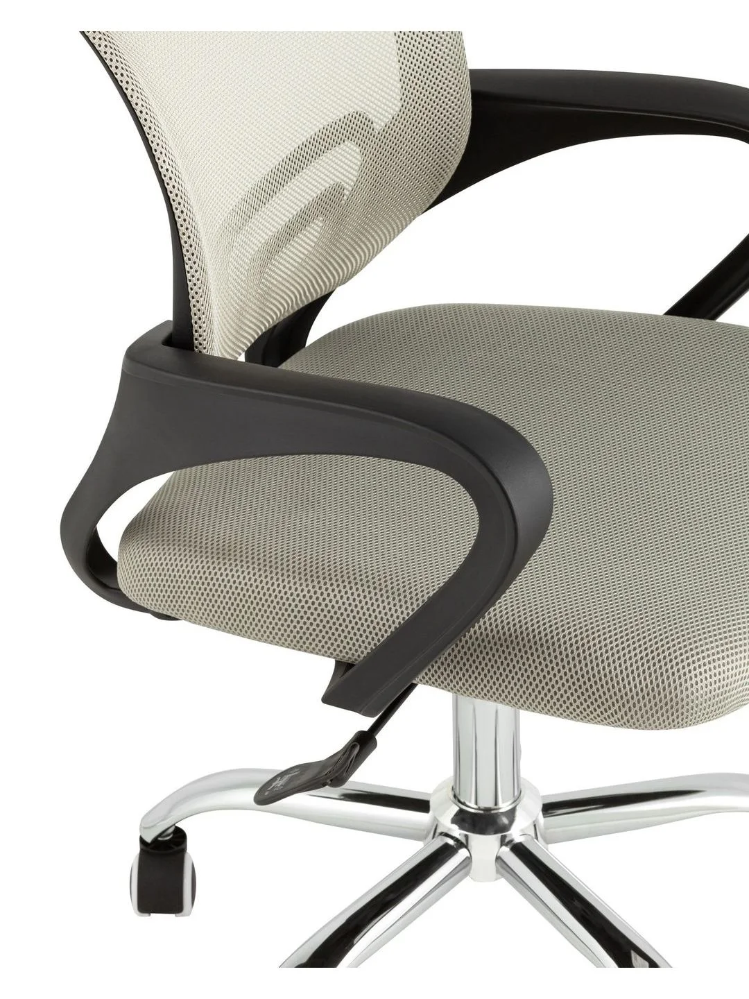 Серый кресло офисное TopChairs Simple New