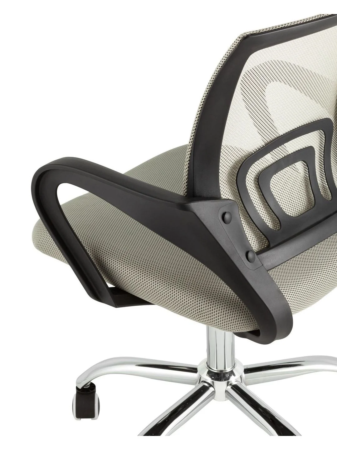 Серый кресло офисное TopChairs Simple New