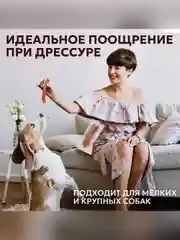 Лакомство для собак Zoogurman Трахея баранья 2 штуки, 15 г