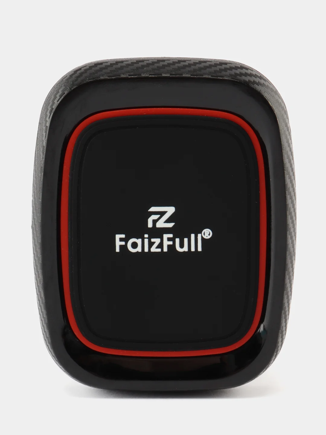 Черный держатель для телефона автомобильный магнитный усиленный FaizFull F98