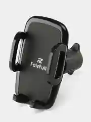 Черный держатель для телефона автомобильный FaizFull F94 зажимной в решетку 360*