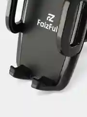Черный держатель для телефона автомобильный FaizFull F94 зажимной в решетку 360*