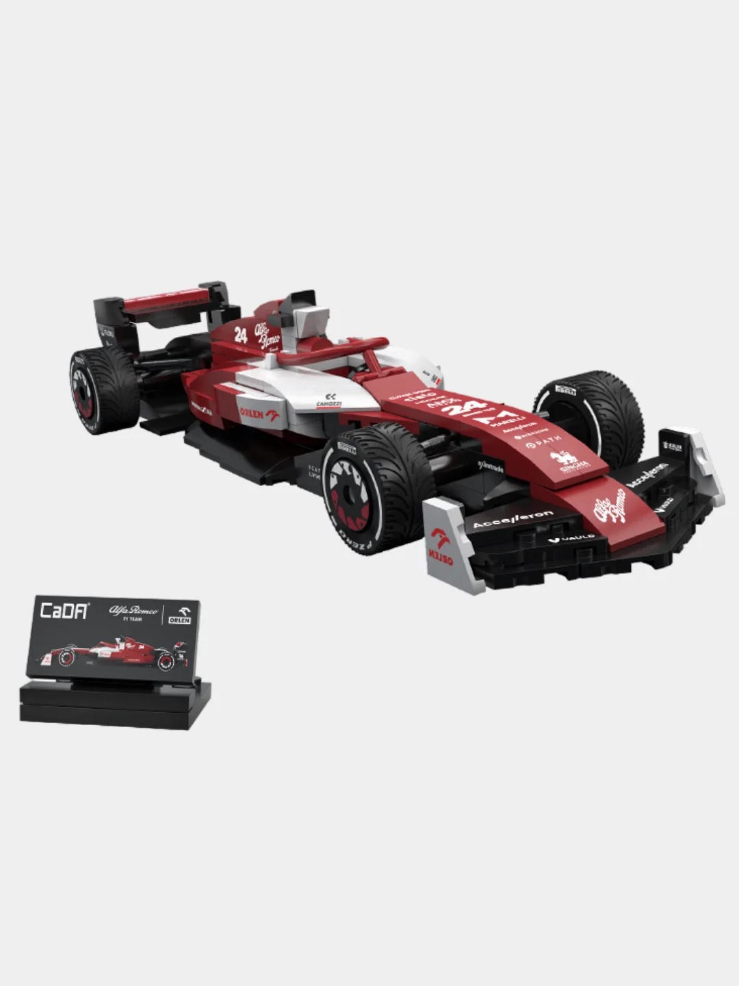 Конструктор CaDA  - Болид Alfa Romeo F1 Team ORLEN C42 2022 (271 деталь)