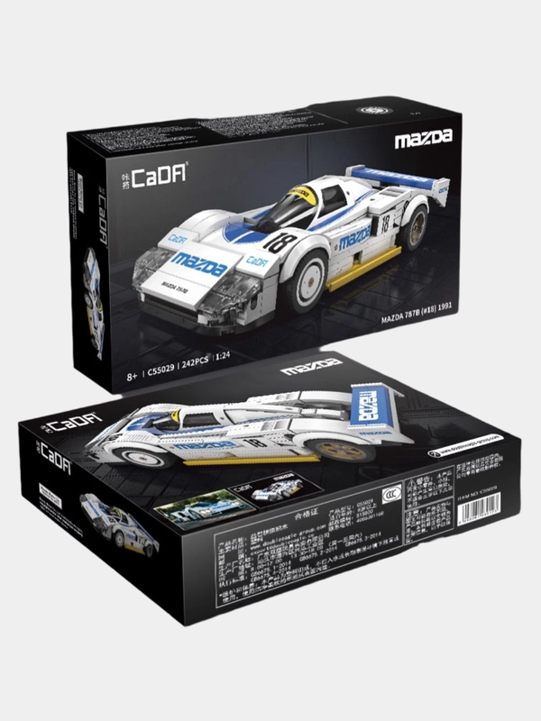 Конструктор CaDA (C55029) - спортивный автомобиль Mazda 787B (242 детали)