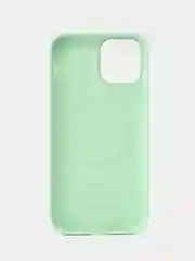Салатовый силиконовый чехол Silicone Case MagSafe для iPhone 12/12 Pro (с магсэйф)