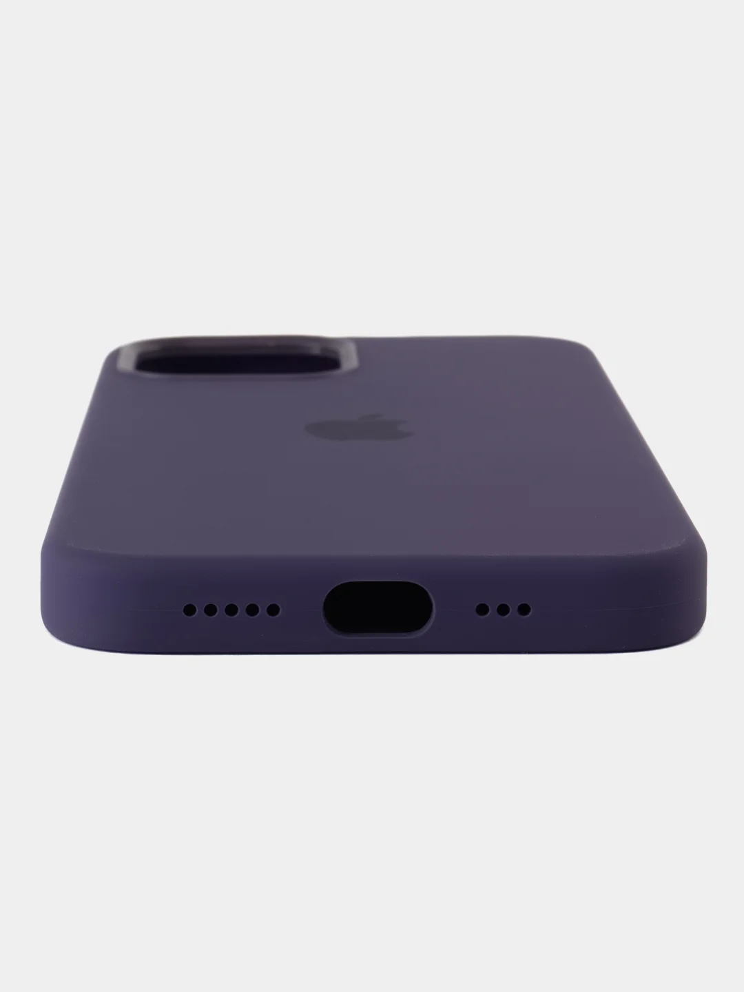 Фиолетовый силиконовый чехол Silicone Case MagSafe для iPhone 12/12 Pro (с магсэйф)