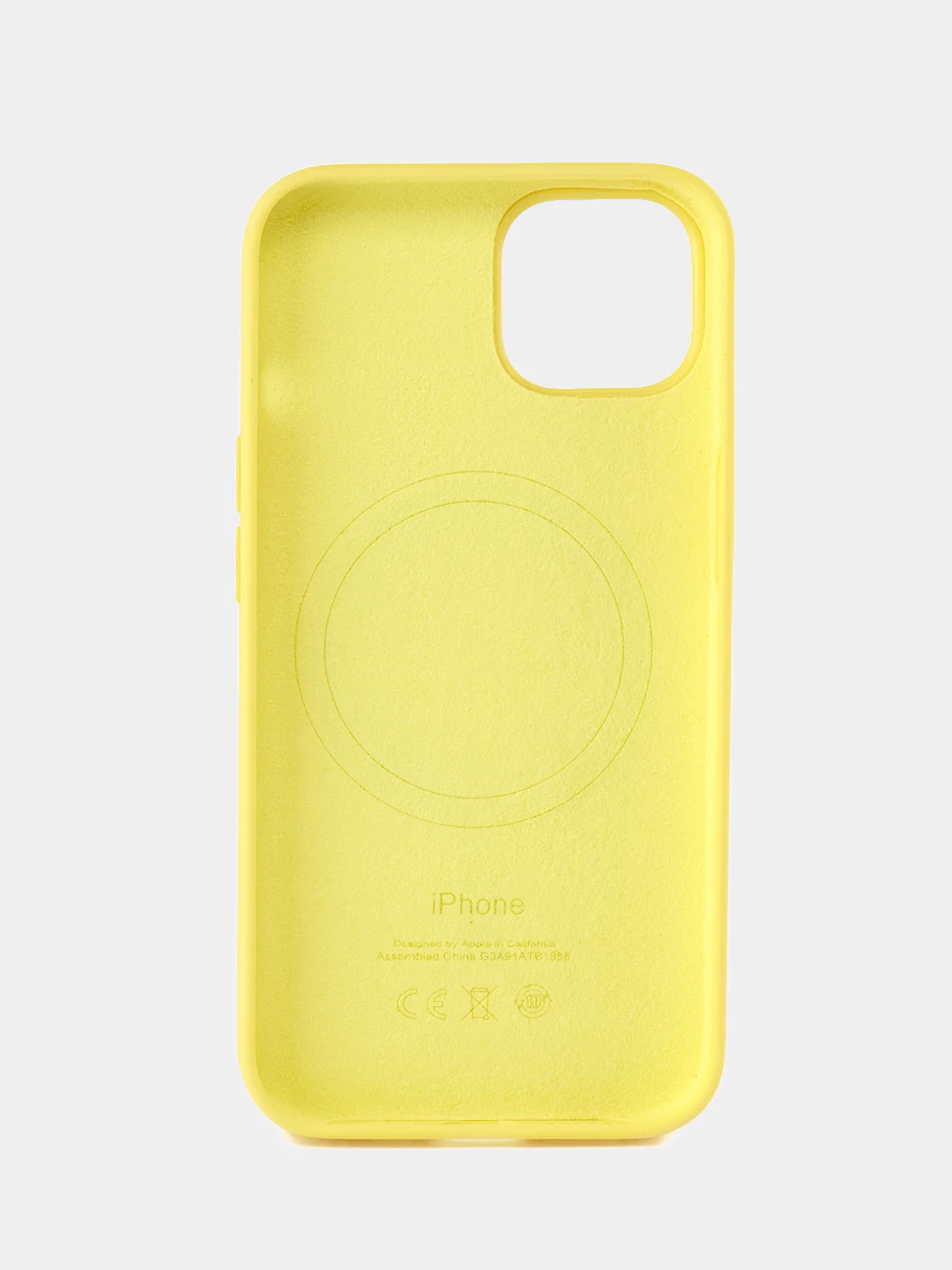 Желтый силиконовый чехол  с Magsafe для iPhone 13 Mini/13/13 pro /13 pro max.Silicon case magsafe
