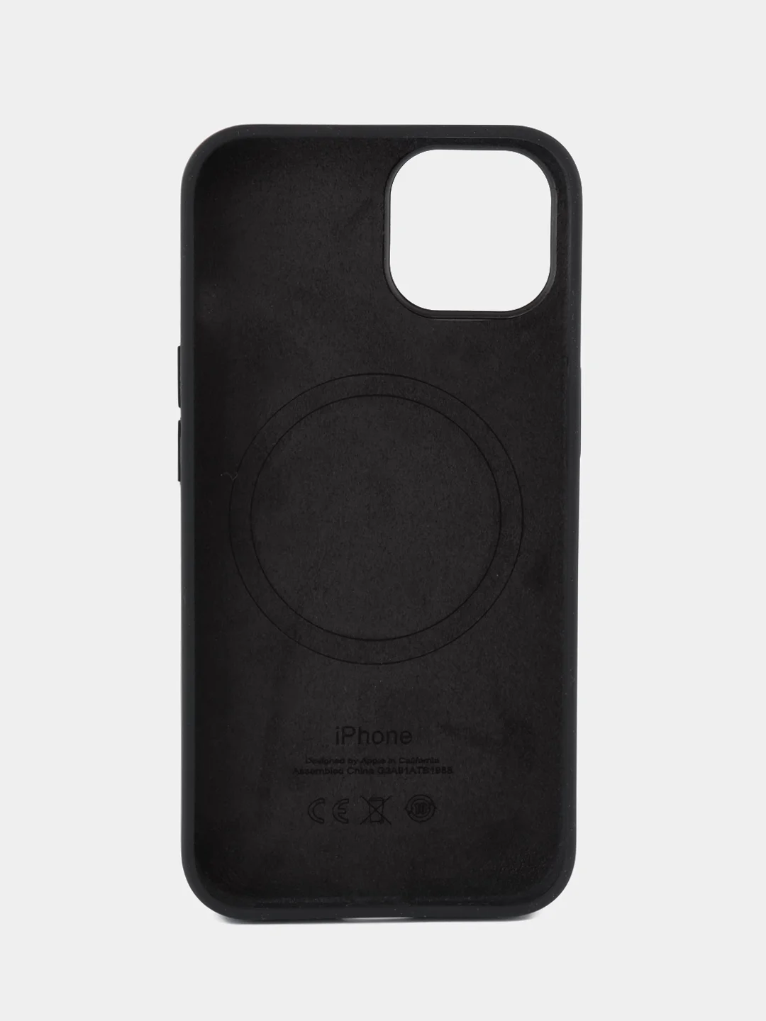 Черный силиконовый чехол Silicone Case MagSafe для iPhone 14 / Silicon case iPhone 14  Magsafe