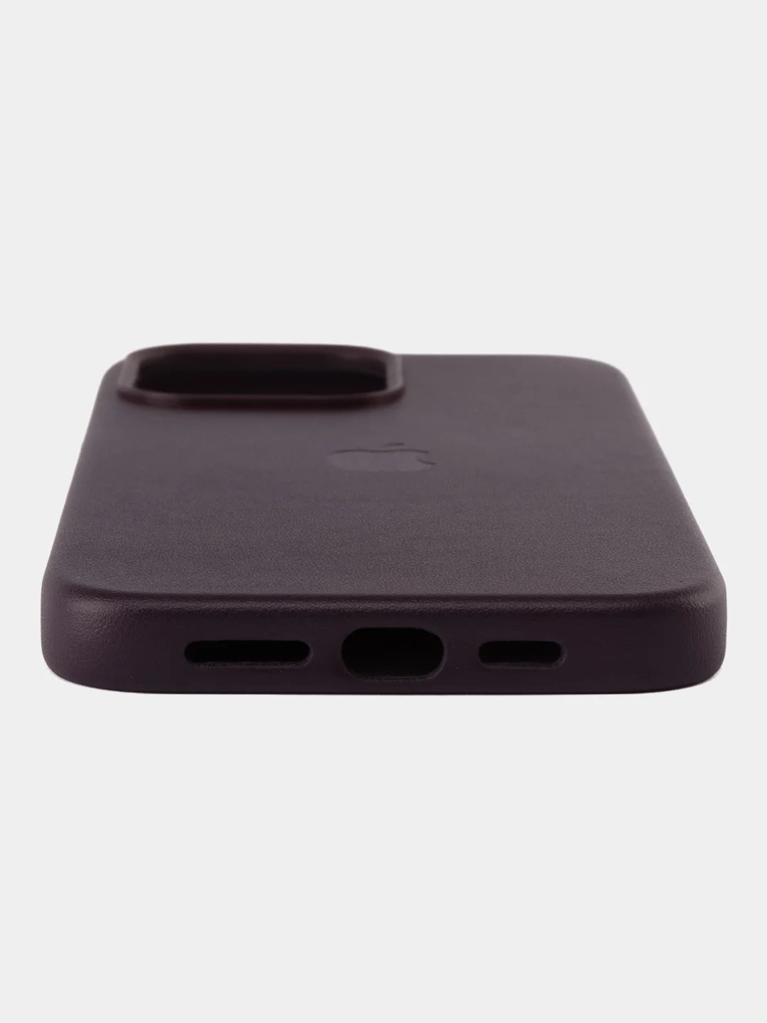 Тёмно-бордовый кожаный чехол Leather Case для iPhone 14 Pro Max с функцией MagSafe
