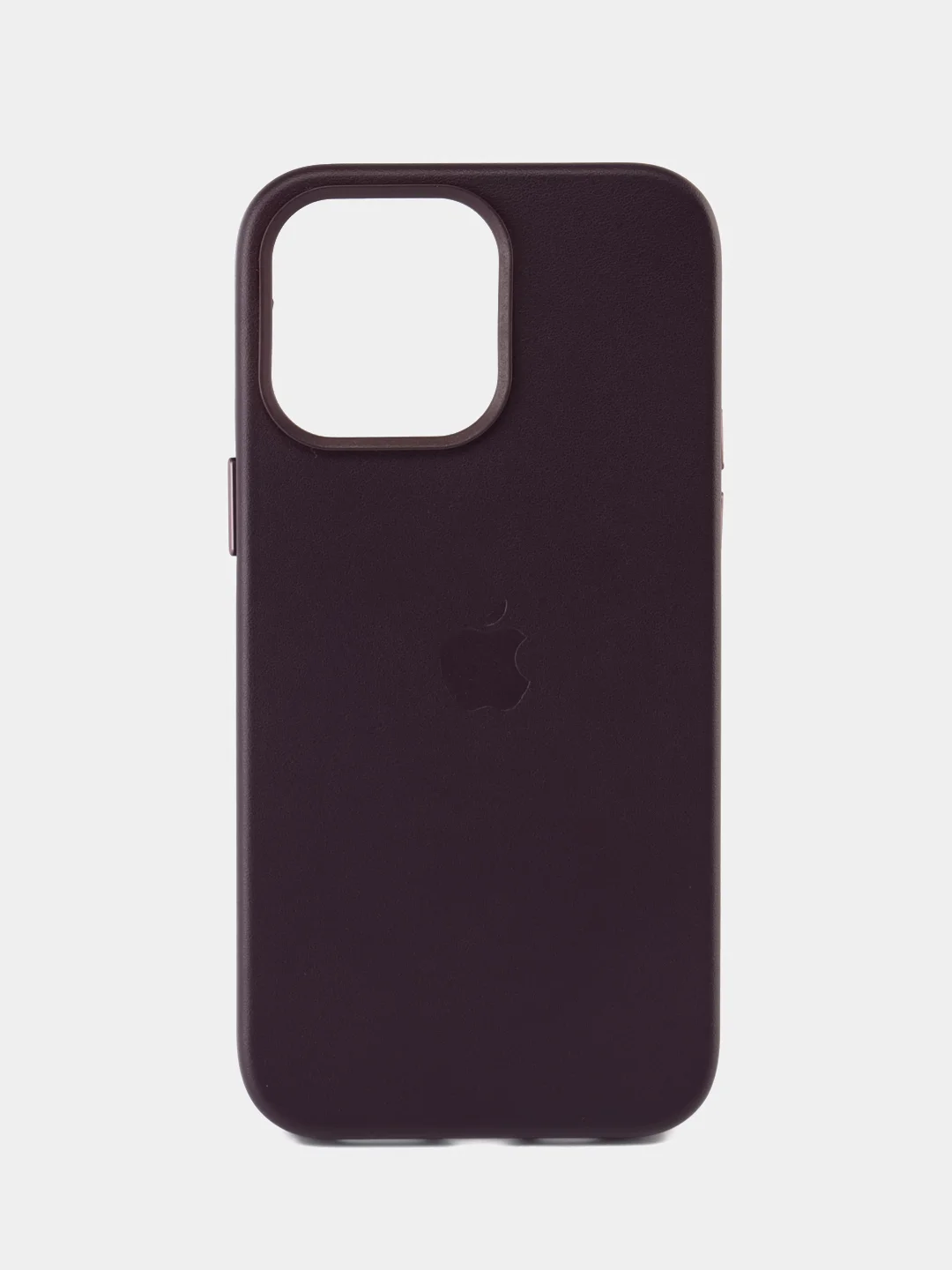 Тёмно-бордовый кожаный чехол Leather Case для iPhone 14 Pro Max с функцией MagSafe