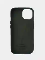 Зеленый кожаный чехол Leather Case для iPhone 15 с функцией MagSafe
