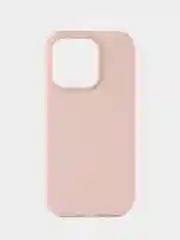 Розовый кожаный чехол Leather Case для iPhone 15 Pro с функцией MagSafe