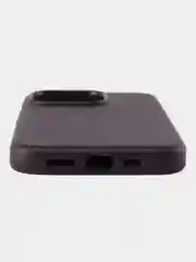 Тёмно-бордовый кожаный чехол Leather Case для iPhone 15 Pro с функцией MagSafe