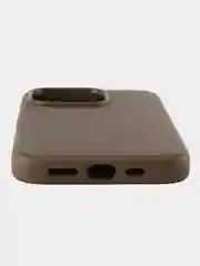 Хаки кожаный чехол Leather Case для iPhone 15 Pro с функцией MagSafe