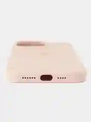 Розовый силиконовый чехол Silicone Case MagSafe для iPhone 14 Pro Max