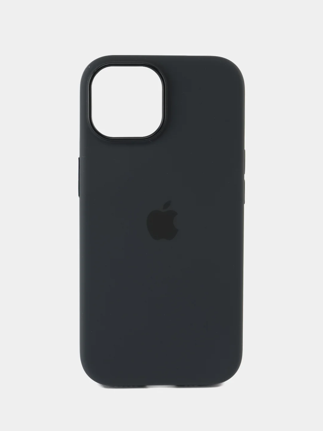 Черный силиконовый чехол MagSafe для iPhone 15
