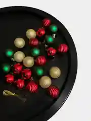 Набор елочных игрушек, 24 штуки