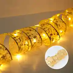 Желтый горлянда новогодняя, гирлянда - лента