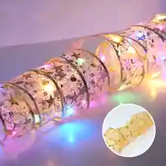 Лазурный горлянда новогодняя, гирлянда - лента