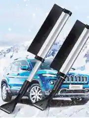 Автомобильная щетка 60 см. полотенце, перчатки, скребок