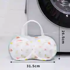 Желтый мешок для стирки и сушки бюстгальтеров и нижнего белья