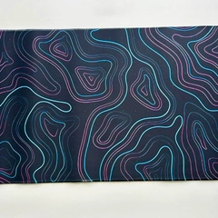 Коврик для мыши черный с узорами, 800*400*3