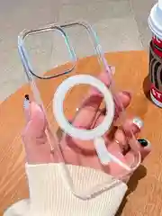 Прозрачный чехол для iPhone 11, 12, 13, 14, 15, 16, Pro, 15 Pro Max MagSafe, чехол на айфон магсейф