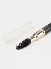 Коричневый карандаш для бровей kiki browliner 02 коричневый с щеточкой для моделирования
